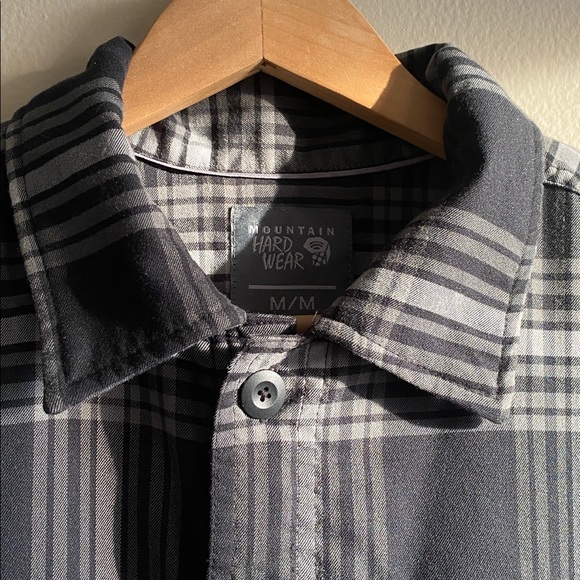 Mountain Hardwear Button-Up Sherpa Lined Shacket Flannel size M - Picture 7 of 7